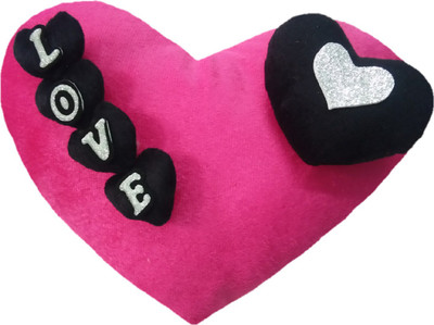 

Aparshi Adorable heart stuffed cushion soft toy 4DL4 - 45 cm(Multicolor)