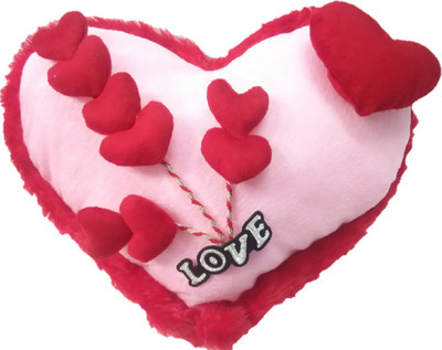 

Aparshi (Combo pack of 4) Adorable heart cushion stuffed soft toy 4DA23 - 42 cm(Multicolor)
