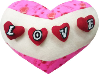 

Aparshi (PACK OF 2) Cutiepie heart stuffed cushion soft toy 4DD20 - 84 cm(Multicolor)