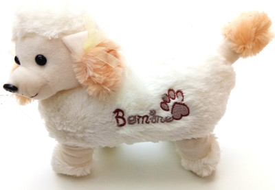 

Aparnas lovely poodle dog beige coloured for your loved ones birthday gift love girl - 32 cm(Beige, Multicolor)