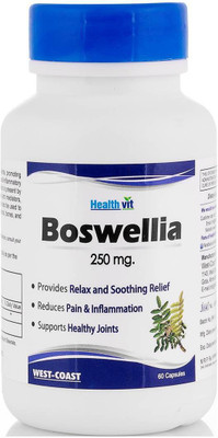 

HealthVit Boswellia Powder 250 mg 60 Capsules For Healthy Joints(250 mg)
