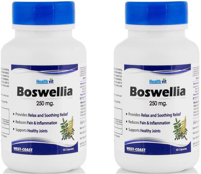

HealthVit Boswellia Powder 250 mg 60 Capsules PACK OF 4(60 No)