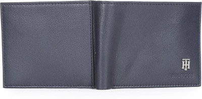 

Tommy Hilfiger Men Blue Genuine Leather Wallet(4 Card Slots), Navy