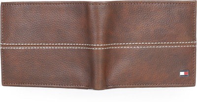 

Tommy Hilfiger Men Brown Genuine Leather Wallet(4 Card Slots)