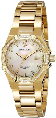 Swiss Eagle SE-6041-33 Analog Watch  - For Women   Watches  (Swiss Eagle)