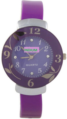 View INDIUM PS0023PS glory purple Watch  - For Girls Wrist Watches Price Online(INDIUM)
