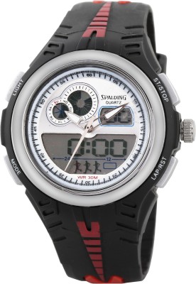 SPALDING WT-67 BLK/RED Watch  - For Men   Watches  (SPALDING)