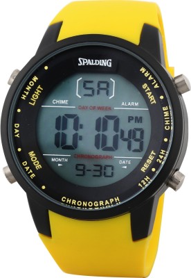 SPALDING SP-49 YELLOW Watch  - For Men   Watches  (SPALDING)