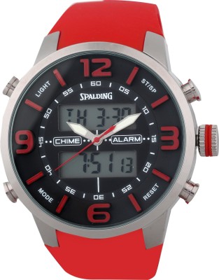 SPALDING SP-46 RED Watch  - For Men   Watches  (SPALDING)