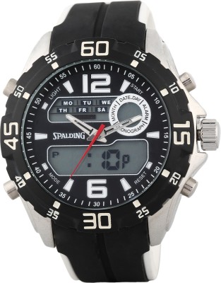 SPALDING SP-51 BLACK Watch  - For Men   Watches  (SPALDING)