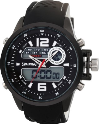 SPALDING SP-66 BLACK/WHITE Watch  - For Men   Watches  (SPALDING)