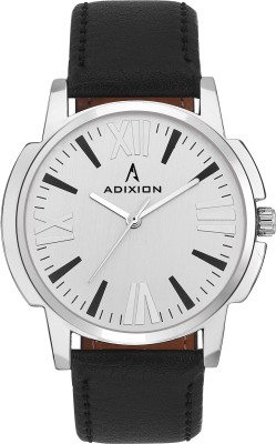ADIXION 9502SLA2 New Stainless Steel watch with Genuine Leather Strep Watch  - For Men   Watches  (Adixion)
