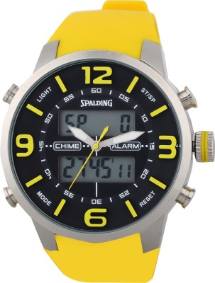 SPALDING SP-46 YELLOW Watch  - For Men   Watches  (SPALDING)