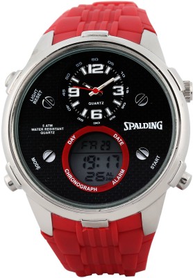 SPALDING SP-63 RED Watch  - For Men   Watches  (SPALDING)