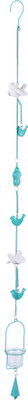 

Chumbak Boho Dreams Iron Windchime(47 inch, White, Blue)