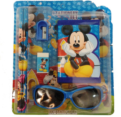 

Funcart Mickey Mouse Goggle & Wallet Stationery Set (pack of 6pcs)