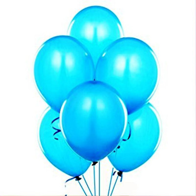 

Balloonistics Solid Baby Blue Premium Latex Balloon Balloon(Blue, Pack of 50)