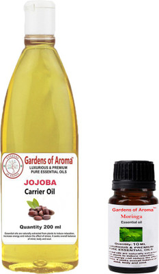 

Gardens Of Aroma Moringa 10ml and jojoba 200ml(210 ml)