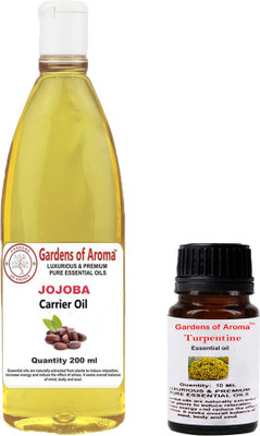 

Gardens Of Aroma Turpentine 10ml and jojoba 200ml(210 ml)