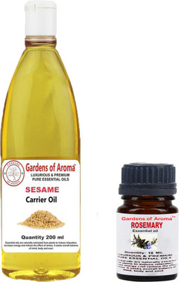 

Gardens Of Aroma Rosemarrry 10ml AndSesame 200ml(210 ml)