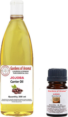 

Gardens Of Aroma ajwain 10ml and jojoba 200ml(210 ml)