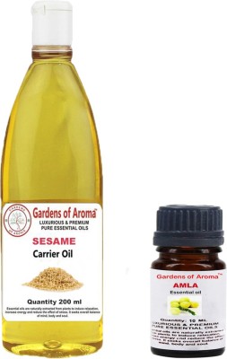 

Gardens Of Aroma amla 10ml AndSesame 200ml(210 ml)