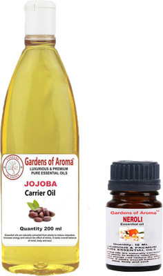 

Gardens Of Aroma Neroli 10ml and jojoba 200ml(210 ml)
