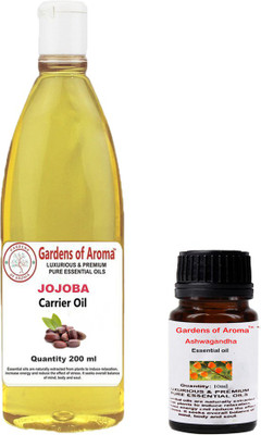 

Gardens Of Aroma Aswagandha 10ml and jojoba 200ml(210 ml)