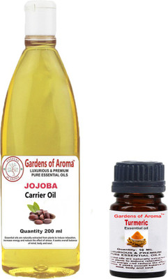 

Gardens Of Aroma Turmeric 10ml and jojoba 200ml(210 ml)