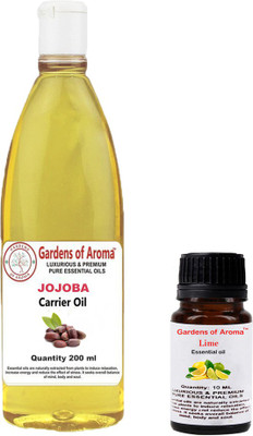 

Gardens Of Aroma Lime10ml and jojoba 200ml(210 ml)