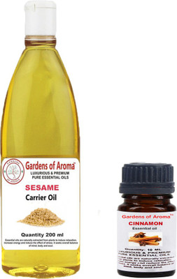 

Gardens Of Aroma Cinnamon 10ml AndSesame 200ml(210 ml)