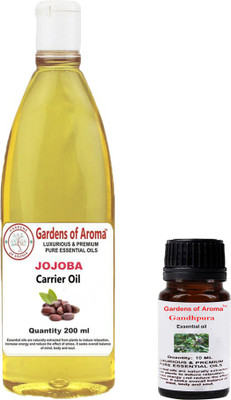 

Gardens Of Aroma Gandhpura 10ml and jojoba 200ml(210 ml)