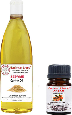 Gardens Of Aroma Argan 10ml AndSesame 200ml(210 ml)