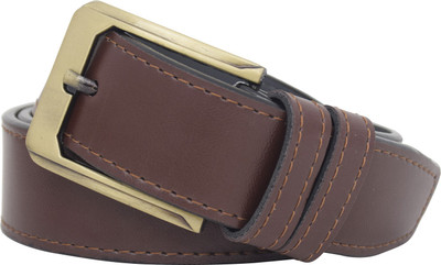 

Havealook Men Casual Brown Texas Leatherite Belt