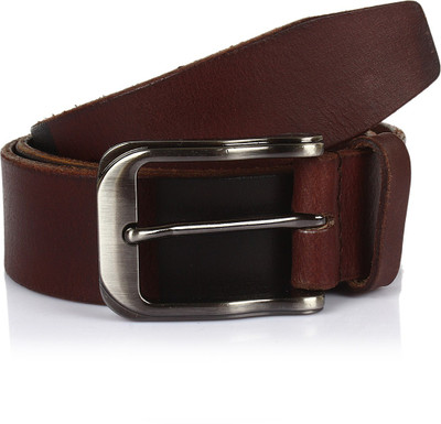 

THE MAKER Men Casual, Evening, Formal, Party Brown Genuine Leather Belt