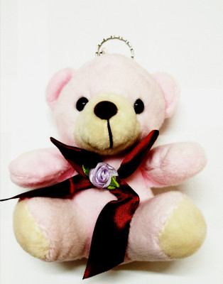 

RB Baby pink teddy bear Key Chain(Multicolor)