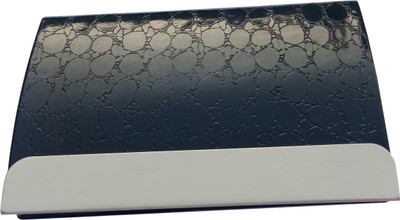 

Printmystic.com 10 Card Holder(Set of 3, Black, Silver)