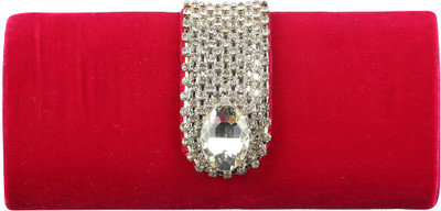 

The Indian Handicraft Store Party Maroon Clutch