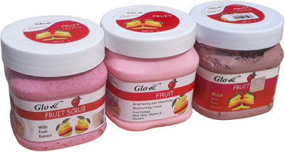 

Glow Right FRUIT FACIAL M SET(Set of 3)