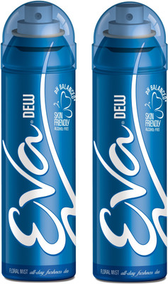 

EVA Deodorant Spray, Dew, 125ml (Pack of 2) Deodorant Spray - For Women(125 ml, Pack of 2)