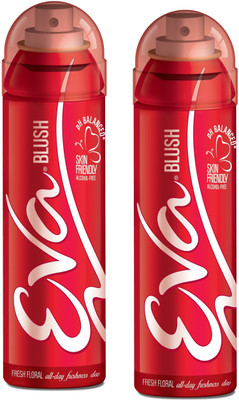 EVA Deodorant Spray, Blush, 125ml (Pack of 2) Deodorant Spray - For Women(125 ml, Pack of 2)