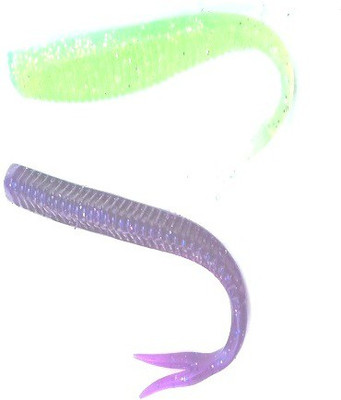 

JUST ONE CLICK Silicone SNAKE Soft Baits Silicone SNAKE Soft Baits Soft Bait Fishing Lure(Pack of 2 Size 6)