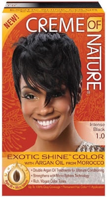 

creme of nature Exotic Shine Color Intense Black 1.0 Fluid Ounce Hair Color(intense black)