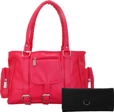 

Lady bar Shoulder Bag(Pink)