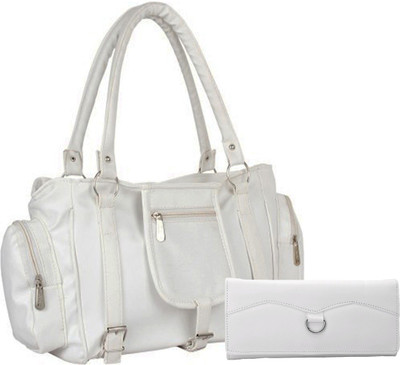 

Lady bar Shoulder Bag(White)