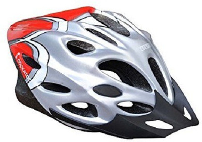 

COCKATOO CYCLING SKATING 1 () Cycling Helmet(Silver, Red, Red;silver