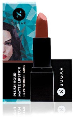

Sugar Plus Hour Matte Lipstick 04 Powerbuff Girls(Muted Reddish Brown, 3.9 g)