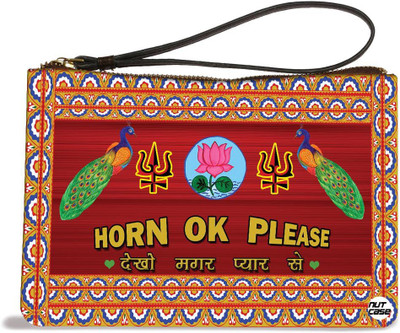 

Nutcaseshop Horn Ok Please Pouch(Multicolor)