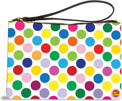

Nutcaseshop Polka Dots Kids Pouch(Multicolor)