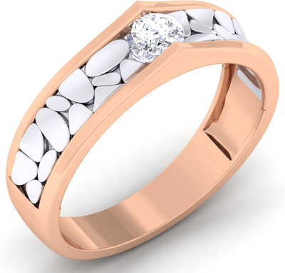 

Myzevar Sterling Silver Cubic Zirconia Gold-plated Plated Ring, Pink